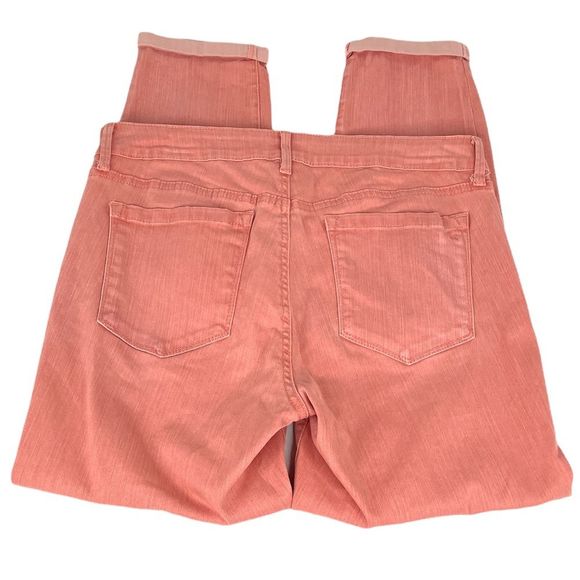 Jessica Simpson Forever Skinny Crop Jeans Peach Size 31 - Picture 4 of 9